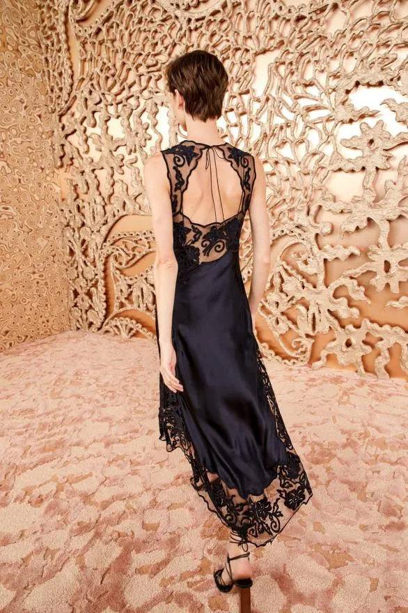 Kaia Dress Noir Women Ulla Johnson Dresses Kaia Dress Noir Women Ulla Johnson Dresses