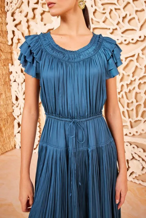 Kalesta Dress Neptune Women Ulla Johnson Dresses Kalesta Dress Neptune Women Ulla Johnson Dresses