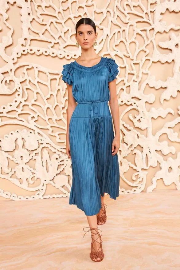 Kalesta Dress Neptune Women Ulla Johnson Dresses Kalesta Dress Neptune Women Ulla Johnson Dresses