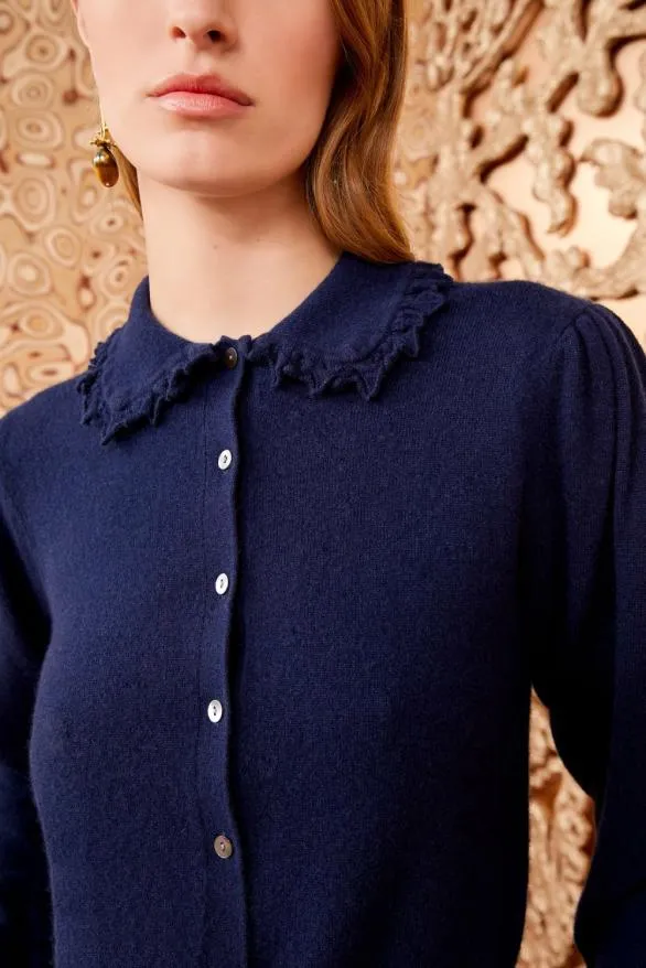 Kalila Cardigan Midnight Women Ulla Johnson Knits Kalila Cardigan Midnight Women Ulla Johnson Knits