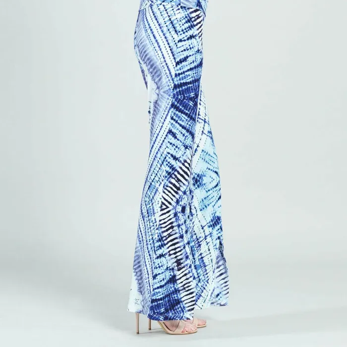 Kick Front High Slit Pant 8211 Acid Wash 8211 Final Sale Women Clara Sunwoo Pants Skirts