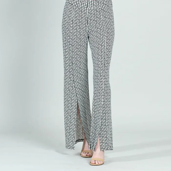 Kick Front High Slit Pant 8211 Chain Ring 8211 Final Sale Women Clara Sunwoo Pants Skirts Kick Front High Slit Pant 8211 Chain Ring 8211 Final Sale Women Clara Sunwoo Pants Skirts