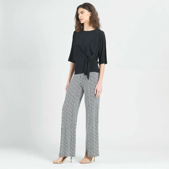 Kick Front High Slit Pant 8211 Chain Ring 8211 Final Sale Women Clara Sunwoo Pants Skirts