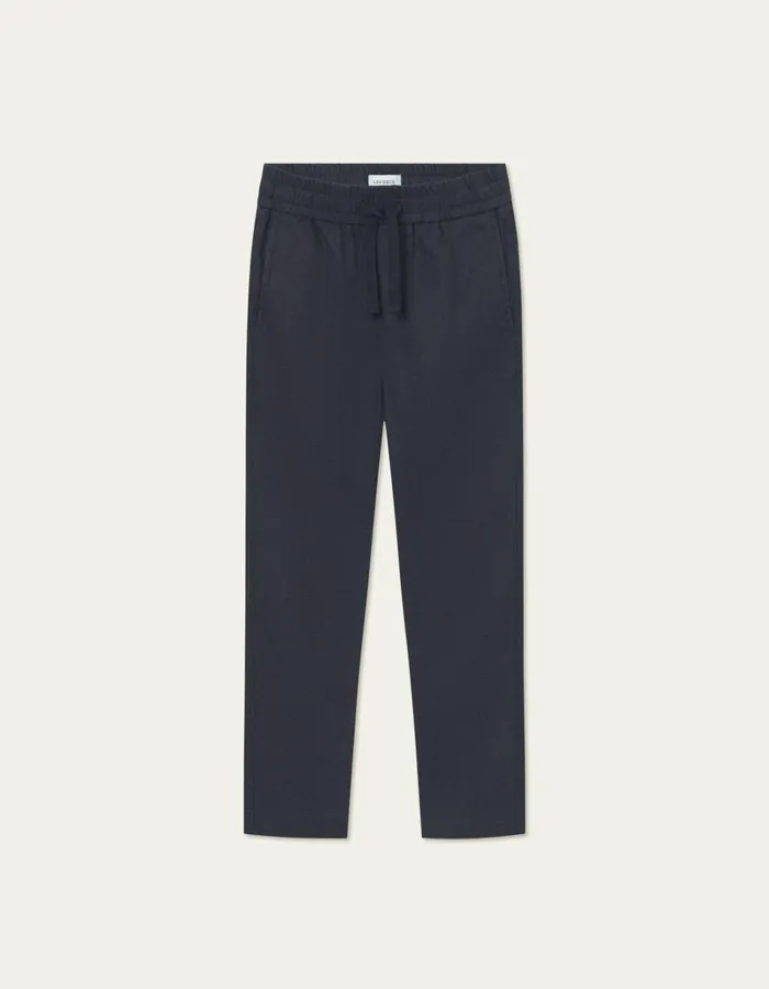 Kids Les Deux Bottoms Patrick Linen Pants Kids 8211 Dark Navy