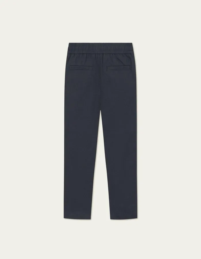 Kids Les Deux Bottoms Patrick Linen Pants Kids 8211 Dark Navy
