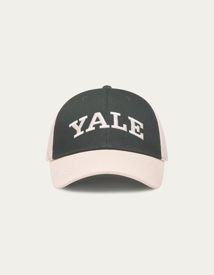 Kids Les Deux Caps Yale Two Colored Baseball Cap KIDS 8211 IvoryDuffel Bag Green