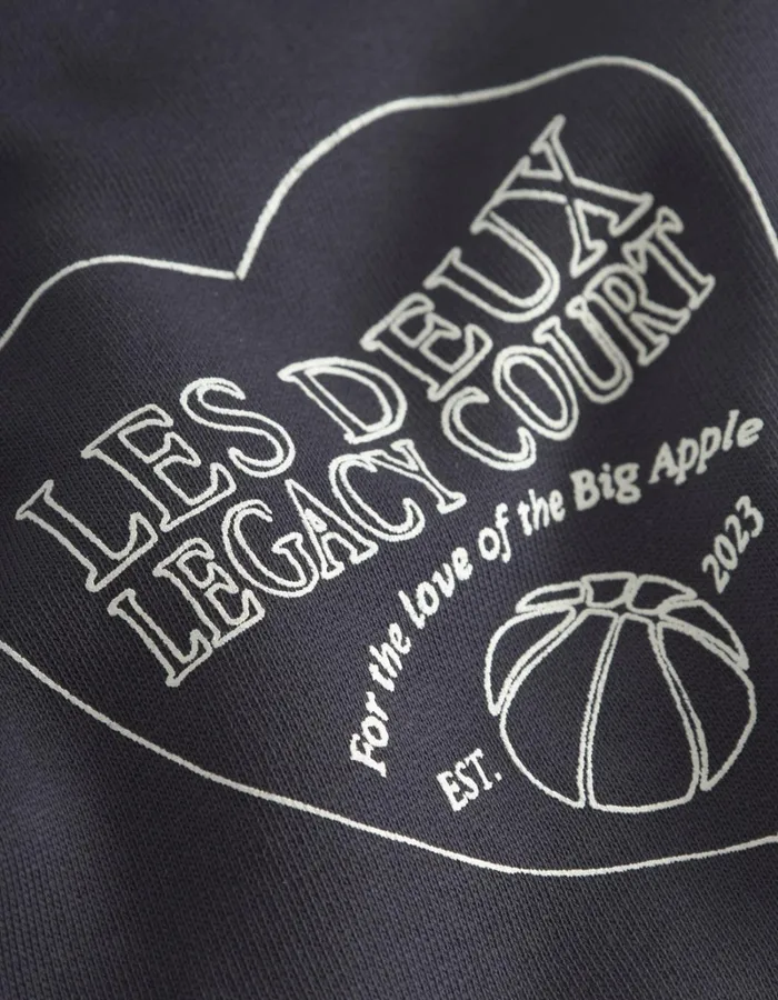 Kids Les Deux Tops Atlas Sweatshirt Kids 8211 Dark Navy