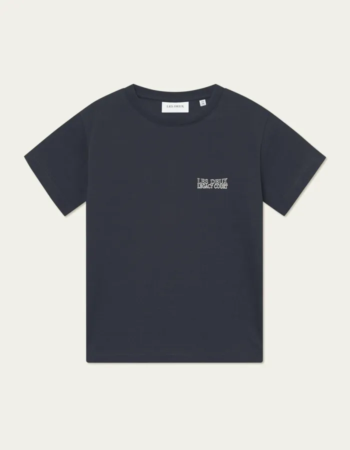 Kids Les Deux Tops Atlas TShirt Kids 8211 Dark Navy