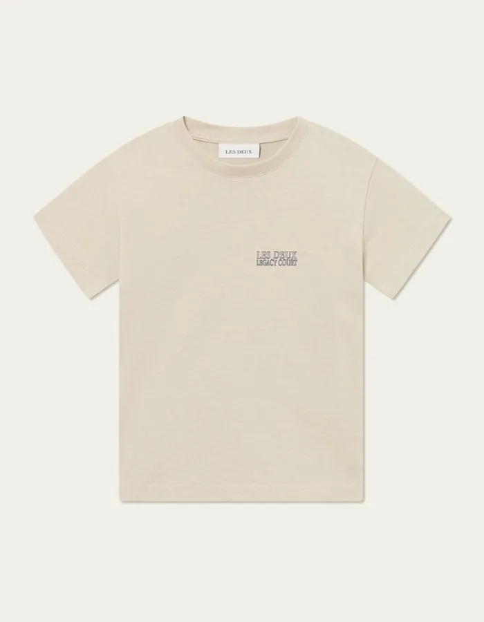 Kids Les Deux Tops Atlas TShirt Kids 8211 Light Sand