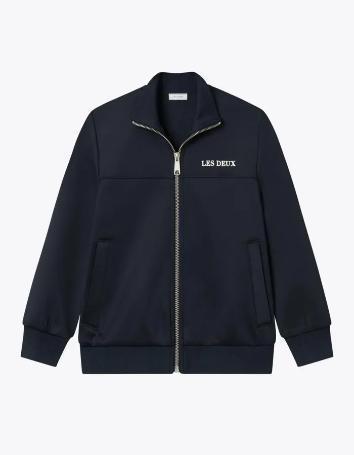 Kids Les Deux Tops Ballier Track Jacket Kids 8211 Dark Navy