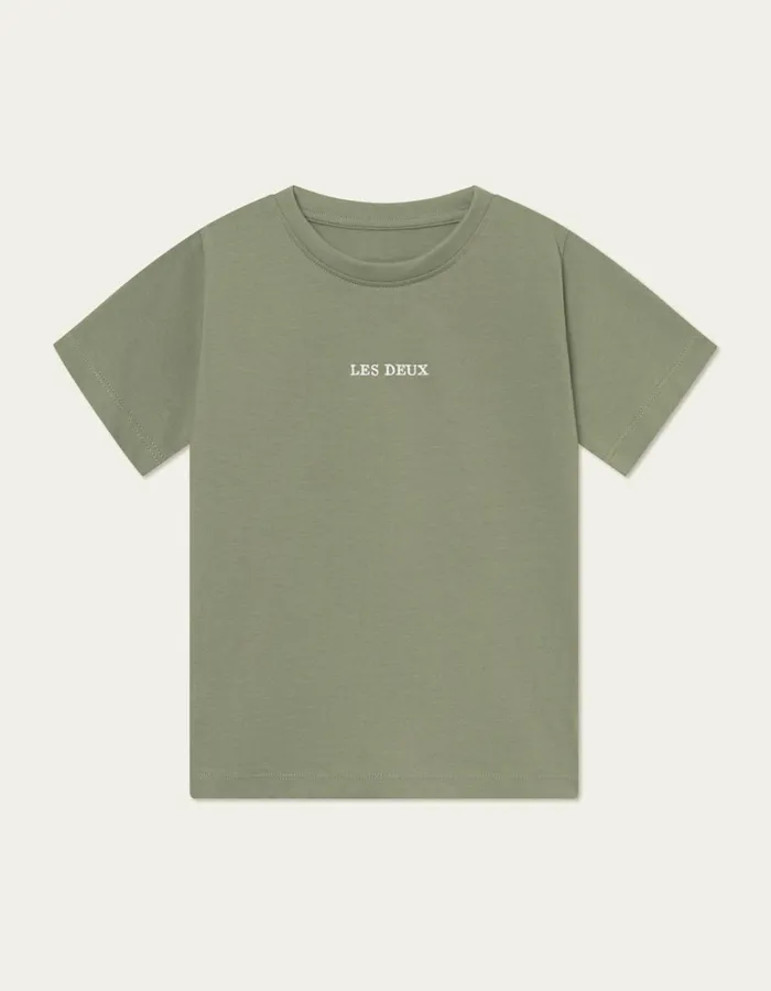Kids Les Deux Tops Dexter TShirt Kids 8211 Lichen Green