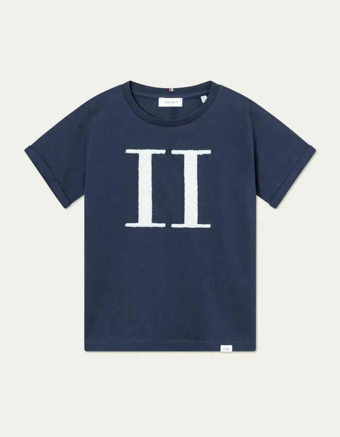 Kids Les Deux Tops Encore Boucl TShirt Kids 8211 Dark NavyIvory