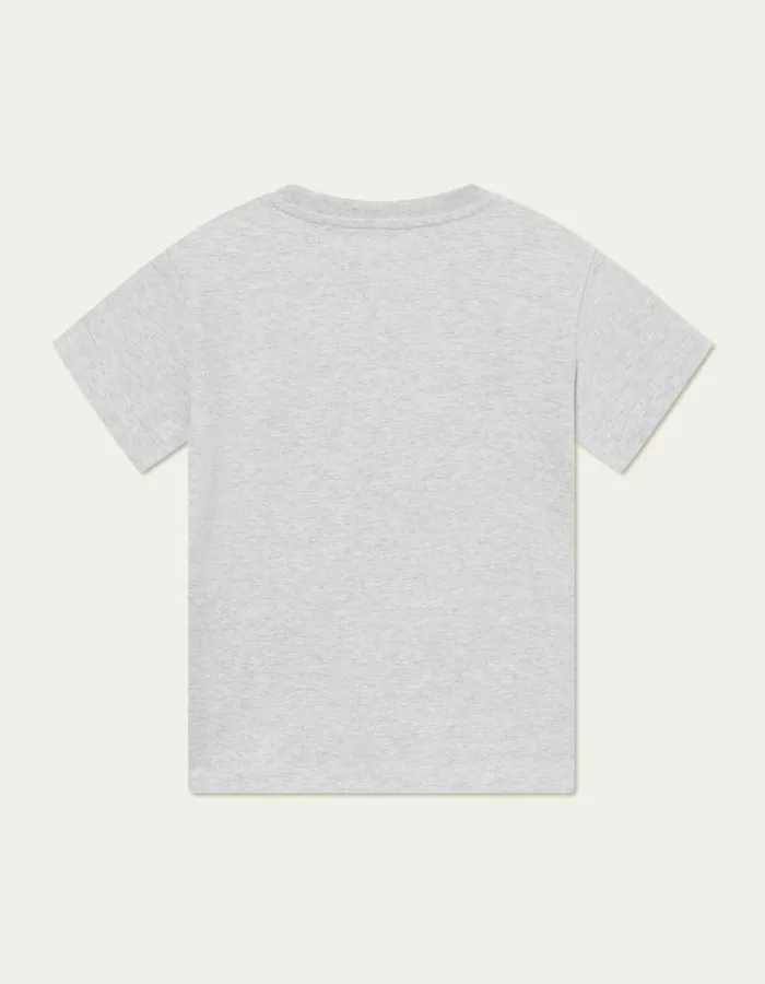 Kids Les Deux Tops Ivy League Tshirt Kids 8211 Snow Melange