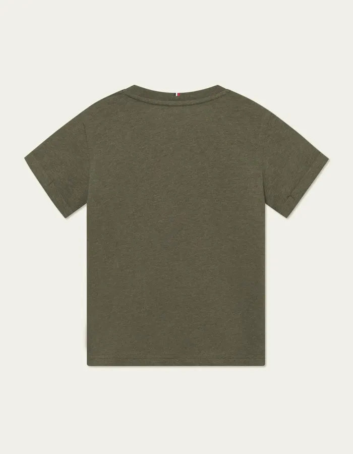 Kids Les Deux Tops Nrregaard TShirt Kids 8211 Seasonal 8211 Forest GreenOrange