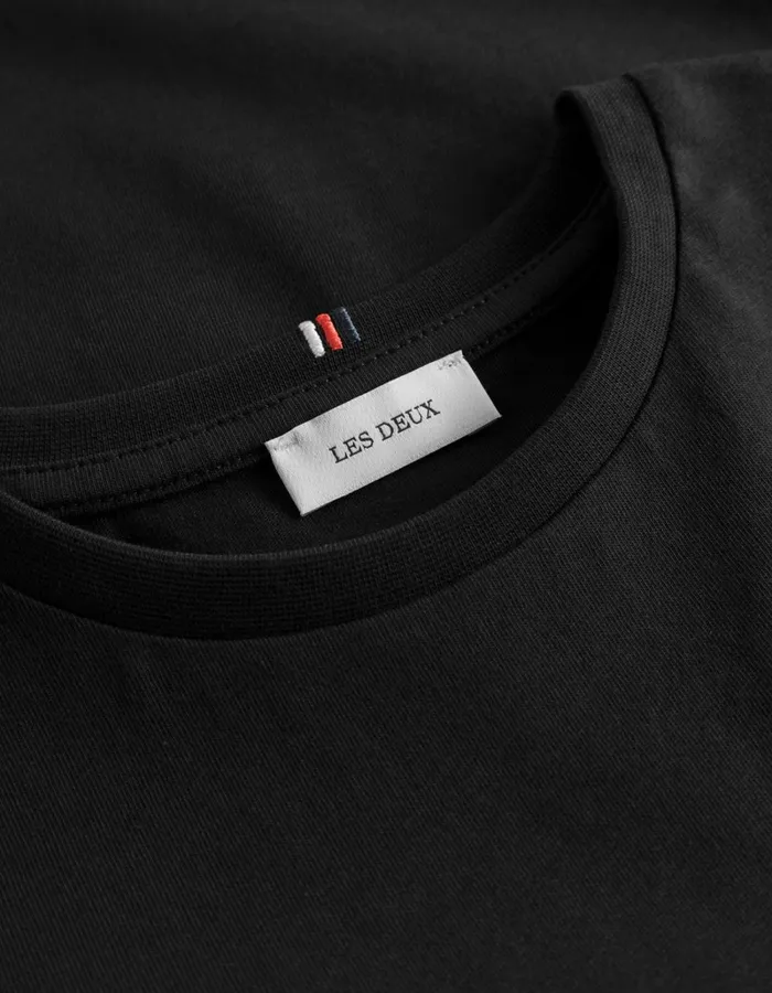 Kids Les Deux Tops Norregaard TShirt Kids 8211 BlackOrange