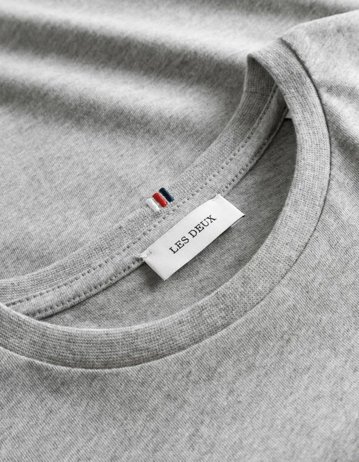 Kids Les Deux Tops Norregaard TShirt Kids 8211 Grey MelangeOrange