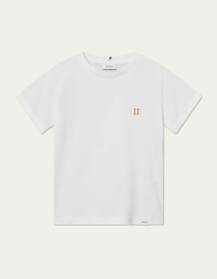 Kids Les Deux Tops Norregaard TShirt Kids 8211 WhiteOrange
