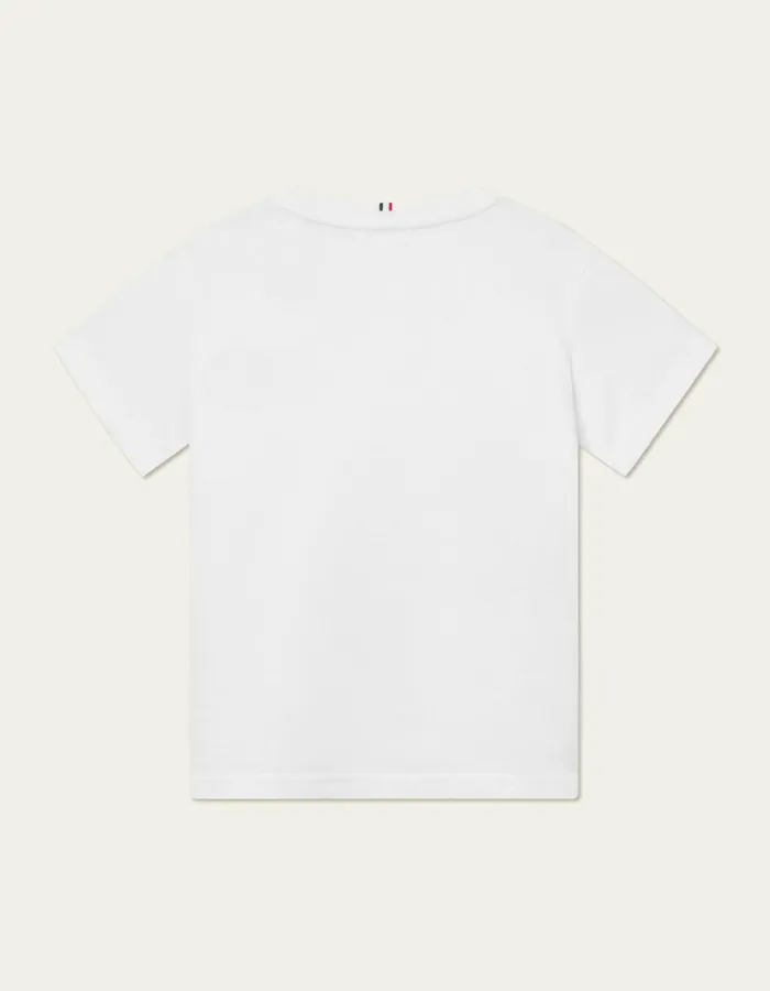 Kids Les Deux Tops Norregaard TShirt Kids 8211 WhiteOrange