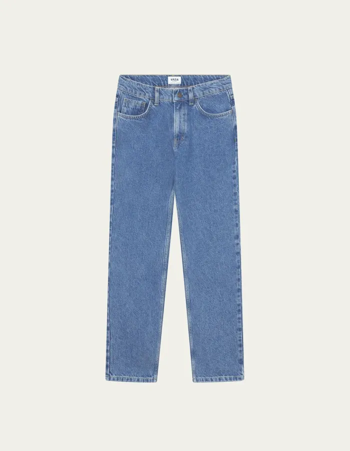 Kids Les Deux Yale Roi Yale Bulldog Denim Pants KIDS 8211 Medium Indigo Wash