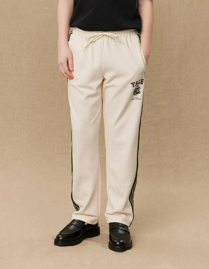 Kids Les Deux Yale Yale Bulldog Track Pants KIDS 8211 IvoryDuffel Bag Green