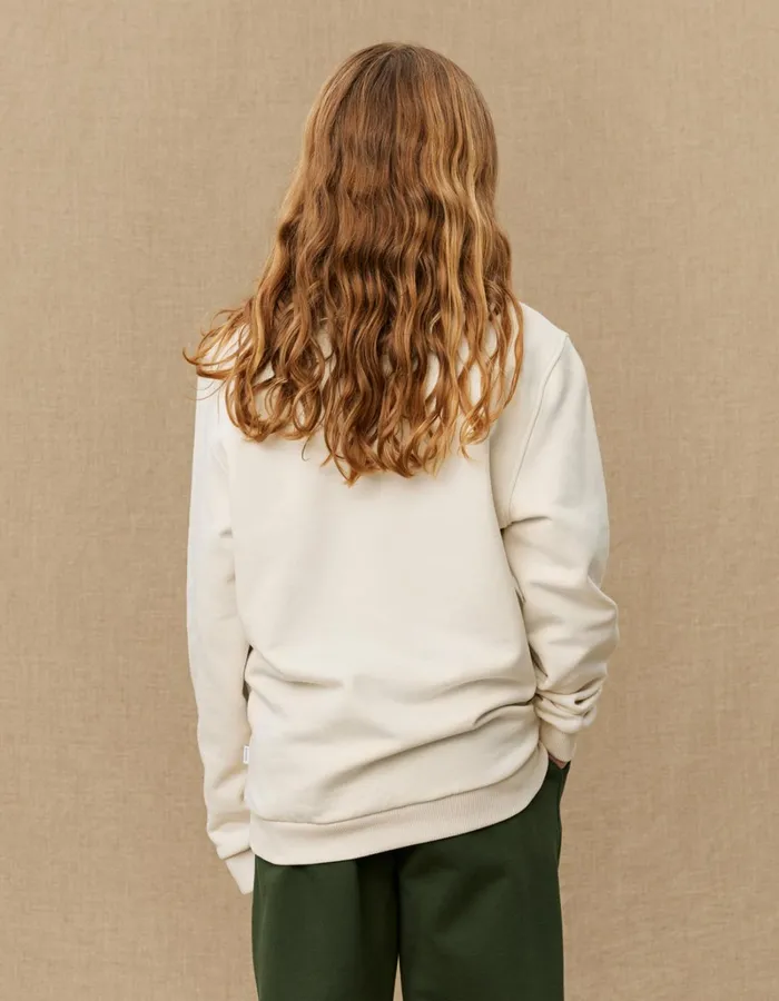 Kids Les Deux Yale Yale College Polo Sweatshirt KIDS 8211 IvoryBlack