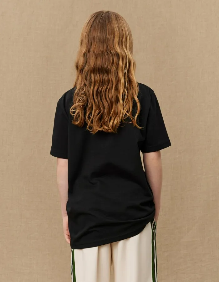 Kids Les Deux Yale Yale College TShirt KIDS 8211 BlackIvory