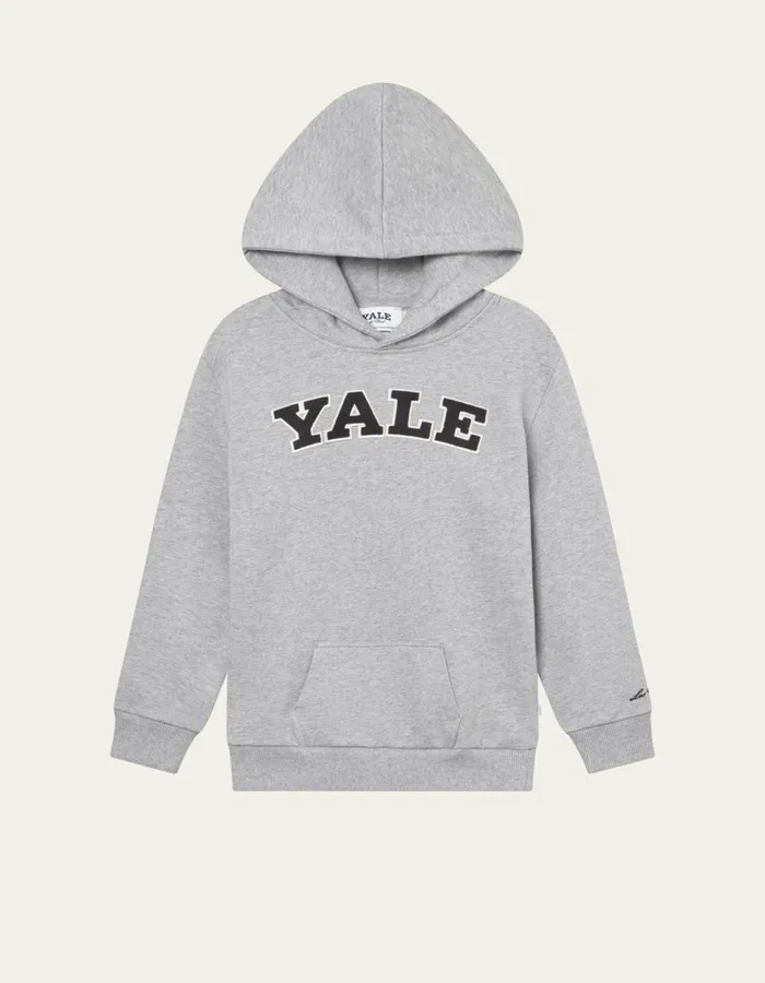 Kids Les Deux Yale Yale Hoodie KIDS 8211 Light Grey MelangeBlack