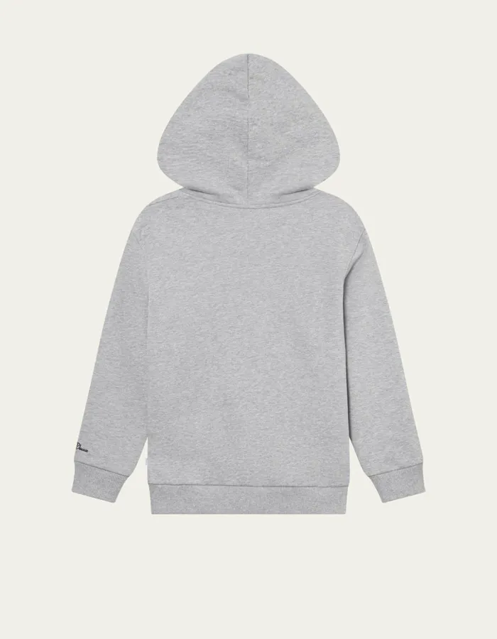 Kids Les Deux Yale Yale Hoodie KIDS 8211 Light Grey MelangeBlack