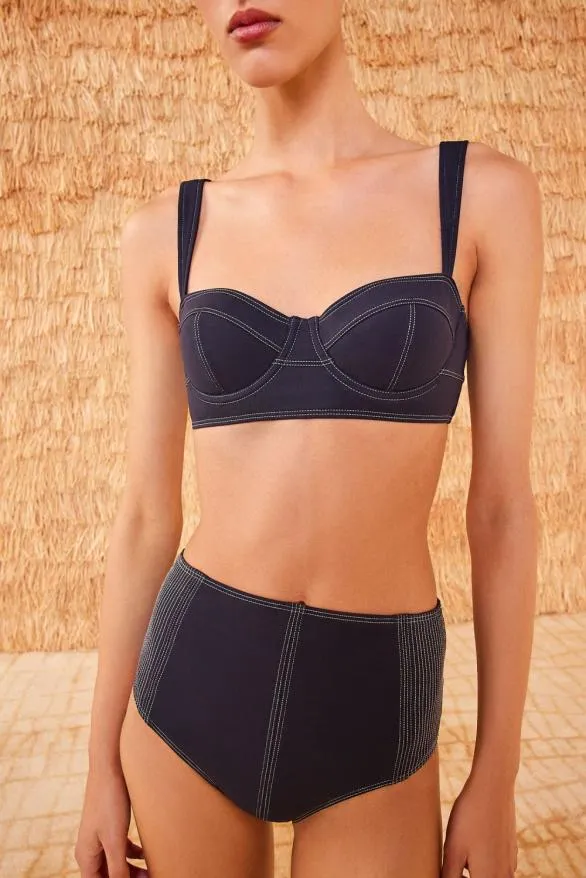 Kiele Bikini Bottom Noir Women Ulla Johnson Swimwear Kiele Bikini Bottom Noir Women Ulla Johnson Swimwear