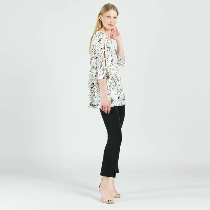 Ladder Sleeve Tunic 8211 Python 8211 Final Sale Women Clara Sunwoo Tops Tunics Ladder Sleeve Tunic 8211 Python 8211 Final Sale Women Clara Sunwoo Tops Tunics