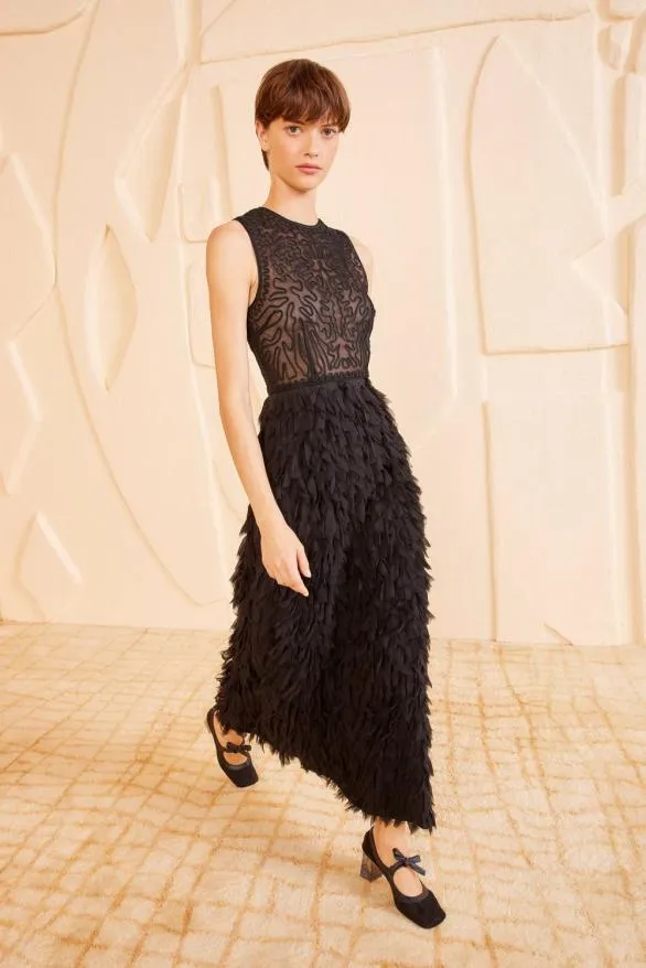 Lara Dress Noir Women Ulla Johnson Dresses