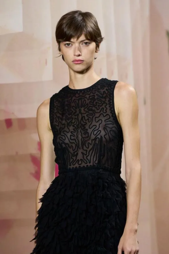 Lara Dress Noir Women Ulla Johnson Dresses Lara Dress Noir Women Ulla Johnson Dresses