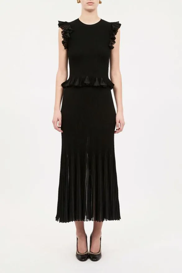 Leila Top Noir Women Ulla Johnson Knits
