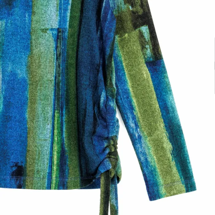 Lightweight Cozy 8211 Side PullTie Sweater Top 8211 Paint Stroke 8211 Limited Sizes XSSM Women Clara Sunwoo Sweaters
