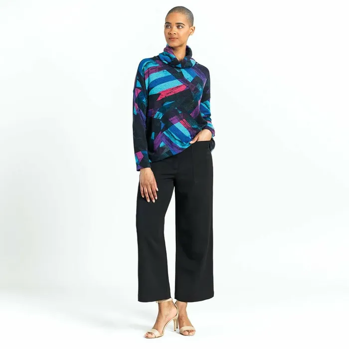 Lightweight Cozy 8211 Tipped Hem Sweater Top 8211 Ribbon Stripe 8211 Final Sale Women Clara Sunwoo Sweaters
