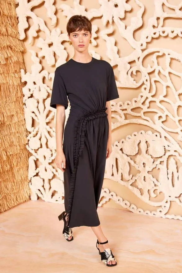 Lilia Dress Noir Women Ulla Johnson Dresses