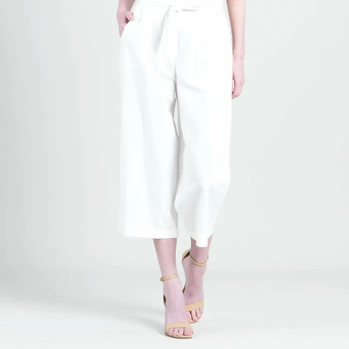 Linen Knit 8211 Tie Waist Cropped Pant 8211 Ivory 8211 Final Sale Women Clara Sunwoo Pants Skirts Linen Knit 8211 Tie Waist Cropped Pant 8211 Ivory 8211 Final Sale Women Clara Sunwoo Pants Skirts