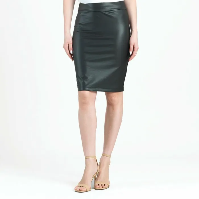Liquid Leather 8211 Sheen Pencil Skirt 8211 Black Women Clara Sunwoo Pants Skirts Liquid Leather 8211 Sheen Pencil Skirt 8211 Black Women Clara Sunwoo Pants Skirts