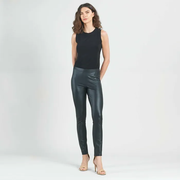 Liquid Leather Sheen Signature Legging 8211 Black Women Clara Sunwoo Pants Skirts