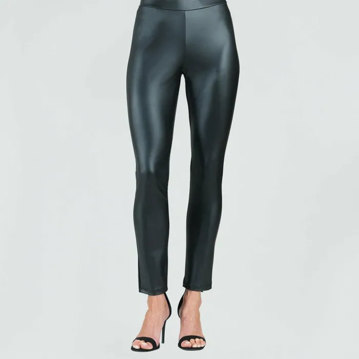 Liquid Leather Sheen Signature Legging 8211 Black Women Clara Sunwoo Pants Skirts