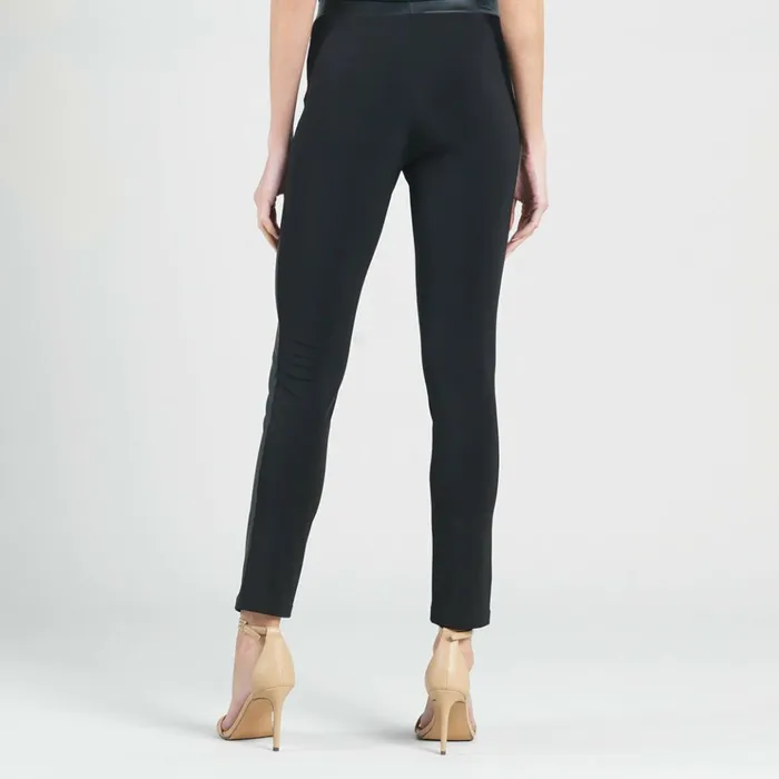 Liquid Leather Sheen TwoTone Legging 8211 Black Women Clara Sunwoo Pants Skirts
