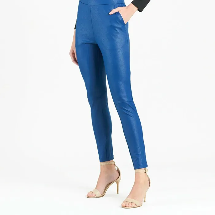 Liquid Leather Signature Skinny Pocket Pant 8211 Cobalt Women Clara Sunwoo Pants Skirts Liquid Leather Signature Skinny Pocket Pant 8211 Cobalt Women Clara Sunwoo Pants Skirts