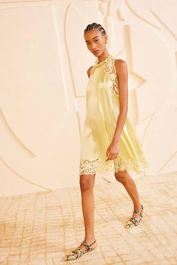 Lisette Dress Creme Women Ulla Johnson Dresses