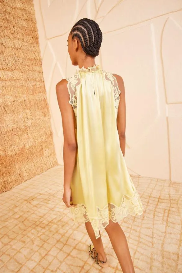 Lisette Dress Creme Women Ulla Johnson Dresses Lisette Dress Creme Women Ulla Johnson Dresses