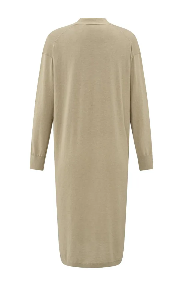 Long Cardigan With Long Sleeves And Matching Top Safari Melange Women YAYA Cardigans Long Cardigan With Long Sleeves And Matching Top Safari Melange Women YAYA Cardigans