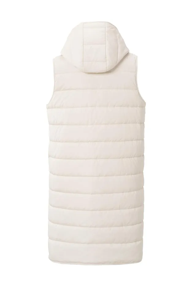 Long Coat With Quilted Body Warmer And Pockets Feather Melange Women YAYA Coats Long Coat With Quilted Body Warmer And Pockets Feather Melange Women YAYA Coats