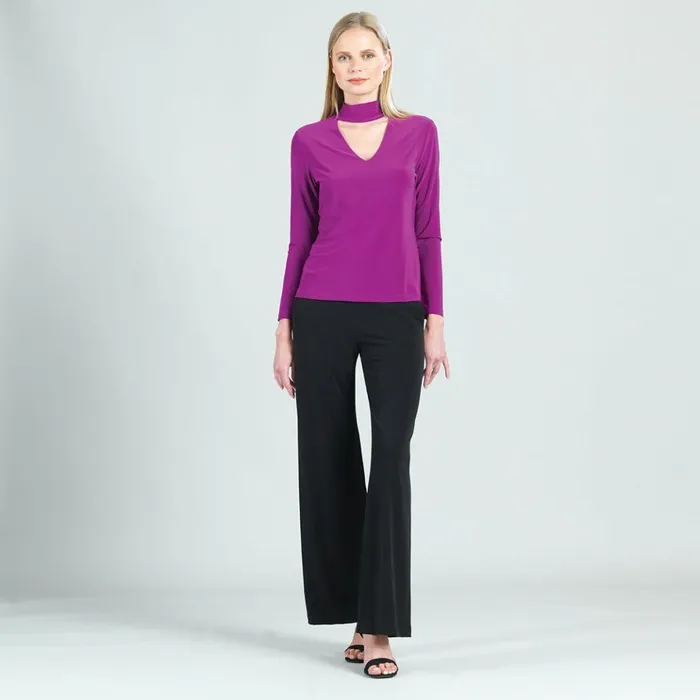 Long Sleeve Choker Top 8211 Violet 8211 Final Sale Women Clara Sunwoo Tops Tunics Long Sleeve Choker Top 8211 Violet 8211 Final Sale Women Clara Sunwoo Tops Tunics