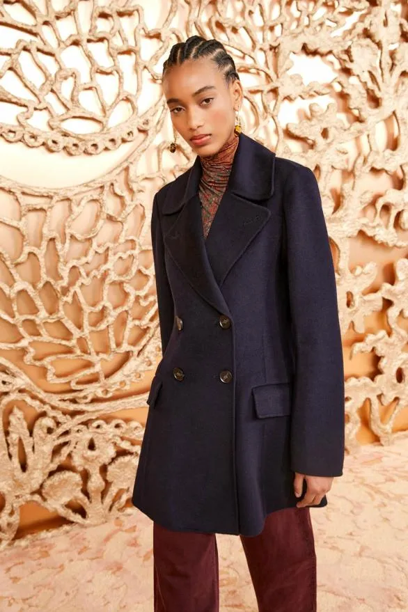 Lucie Coat Midnight Women Ulla Johnson Coats And Jackets Lucie Coat Midnight Women Ulla Johnson Coats And Jackets