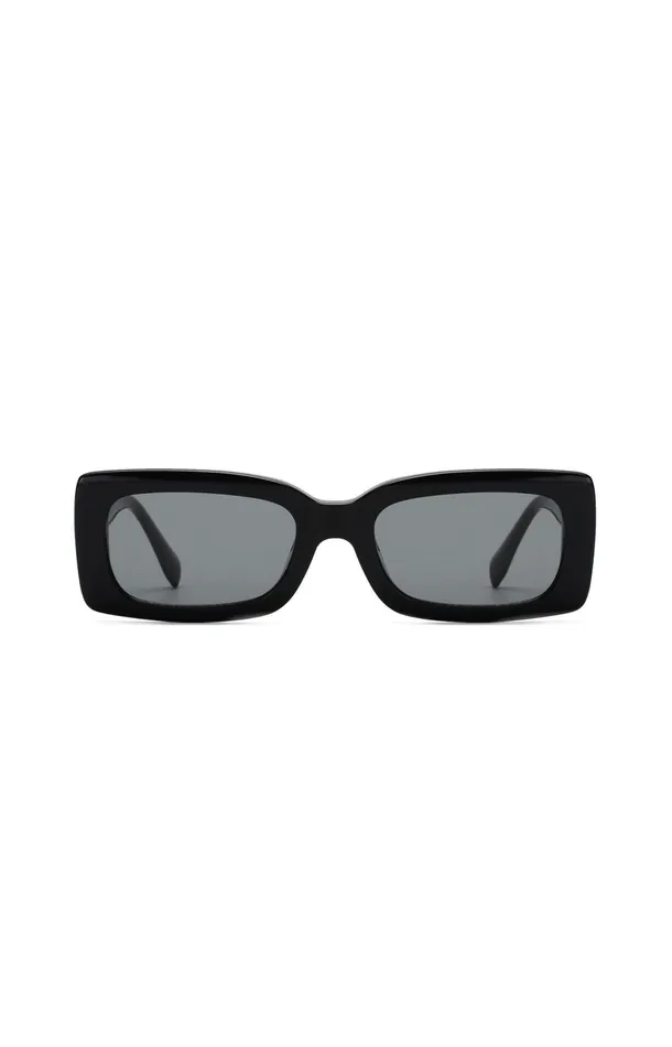Lucy Sunglasses Square Shaped In Black Black Women YAYA Sunglasses Lucy Sunglasses Square Shaped In Black Black Women YAYA Sunglasses