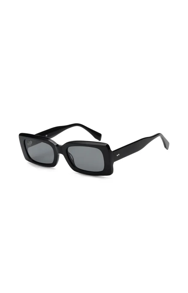 Lucy Sunglasses Square Shaped In Black Black Women YAYA Sunglasses Lucy Sunglasses Square Shaped In Black Black Women YAYA Sunglasses